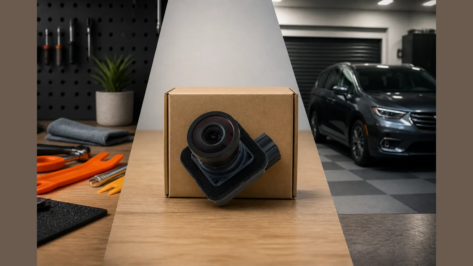 Choosing DIY or garage for a Pacifica reverse camera replacement in the UK