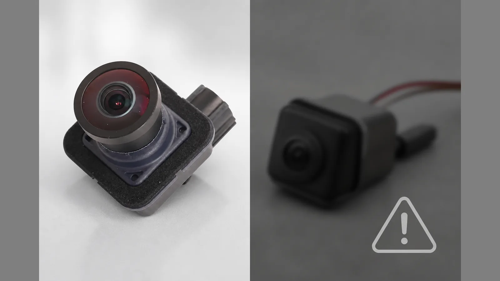 Comparing OE-number Pacifica reverse cameras with generic aftermarket listings